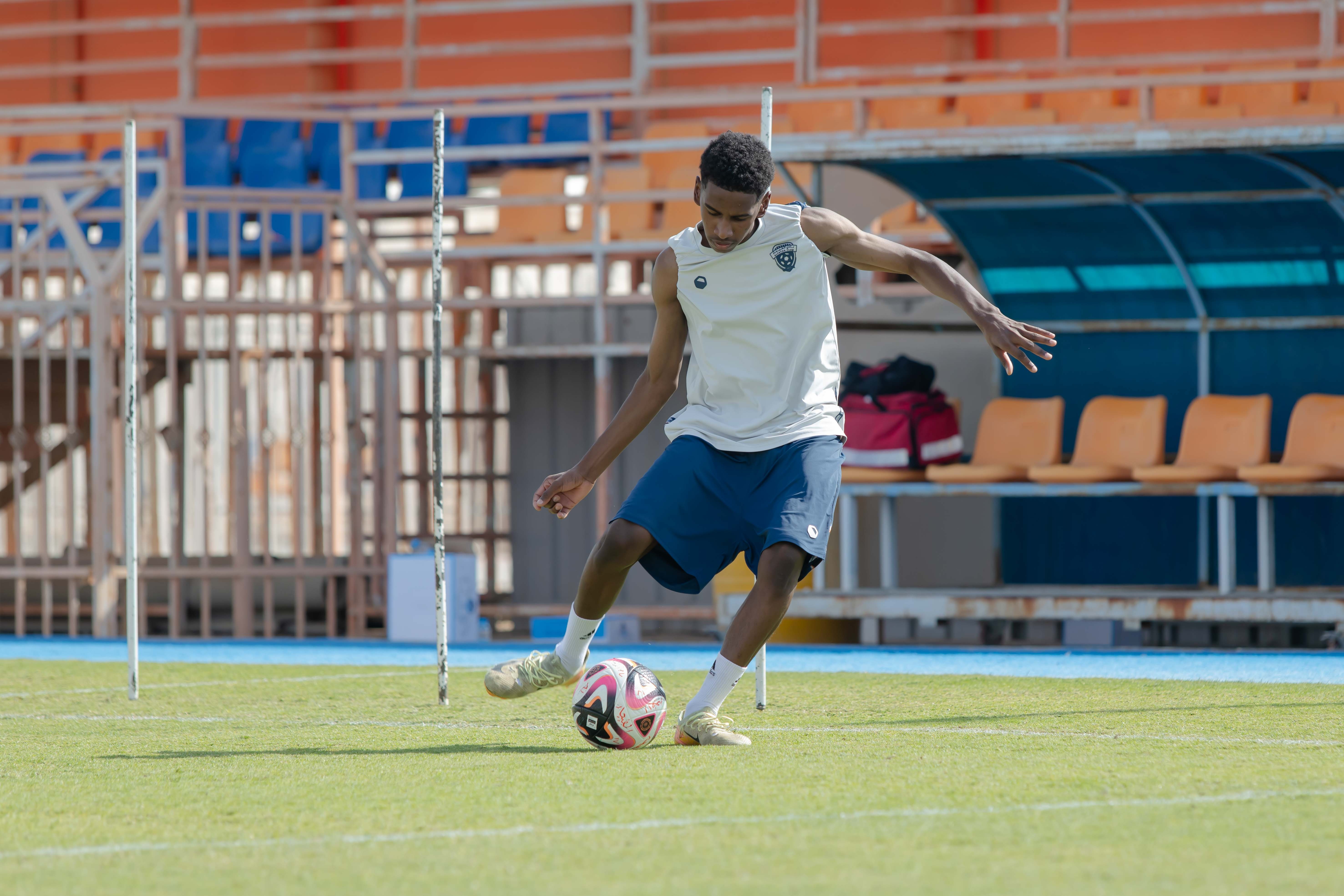 الفيحاء تحت 17 سنة يجري تمرينه الرئيس لمواجهة نظيره نادي الامجاد