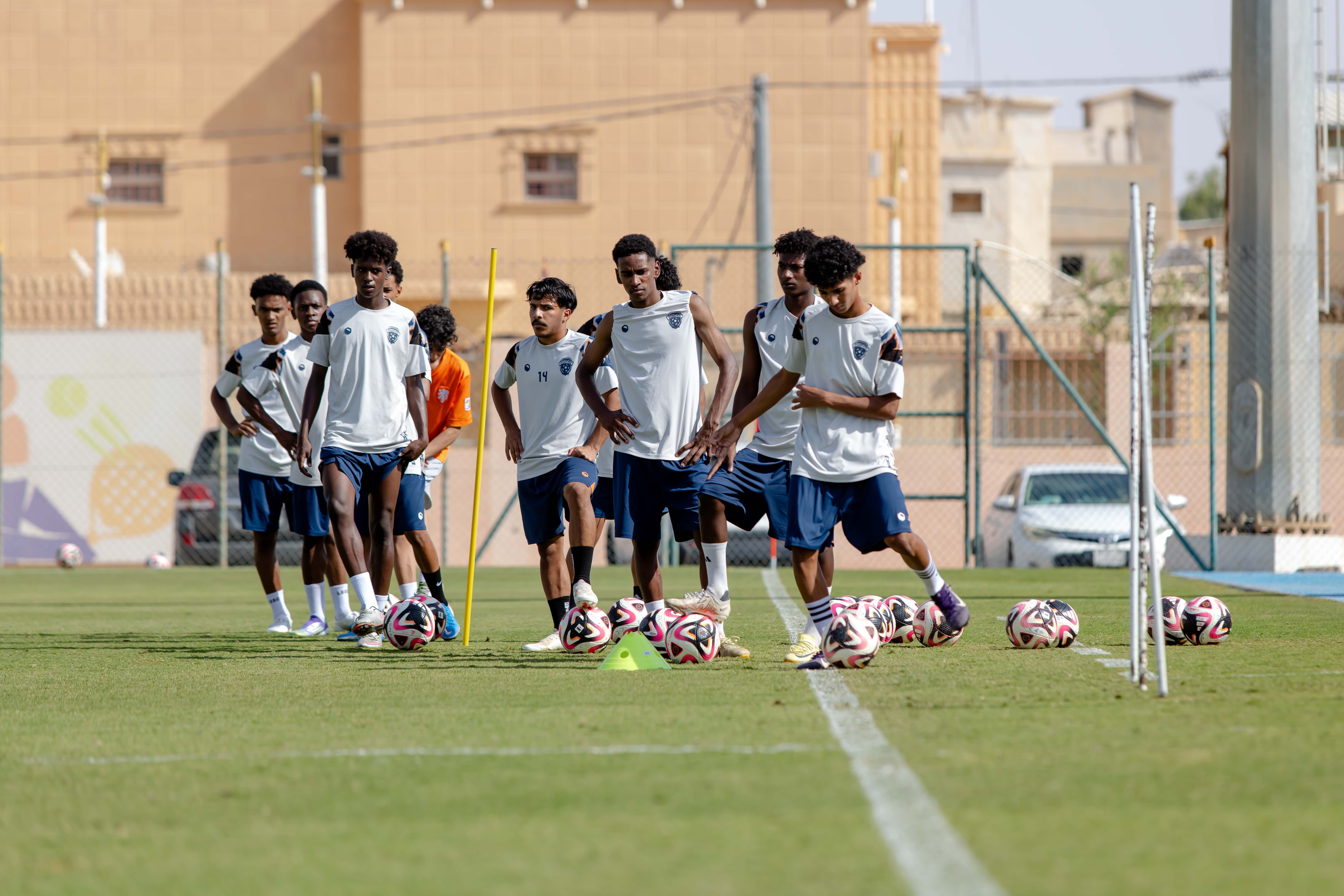 الفيحاء تحت 17 سنة يجري تمرينه الرئيس لمواجهة نظيره نادي الامجاد