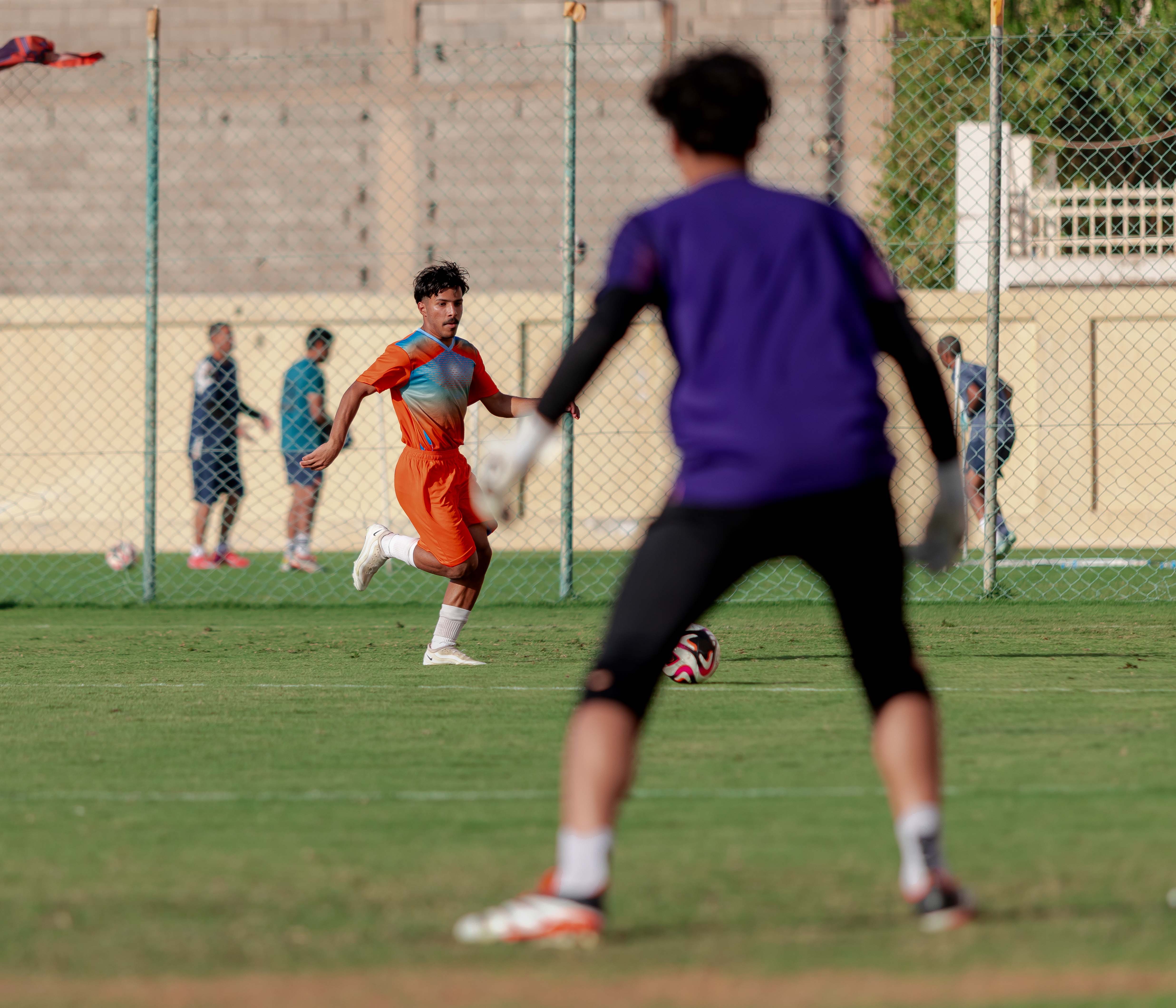 الفيحاء تحت 17 سنة يجري تمرينه الرئيس لمواجهة نظيره نادي حطين