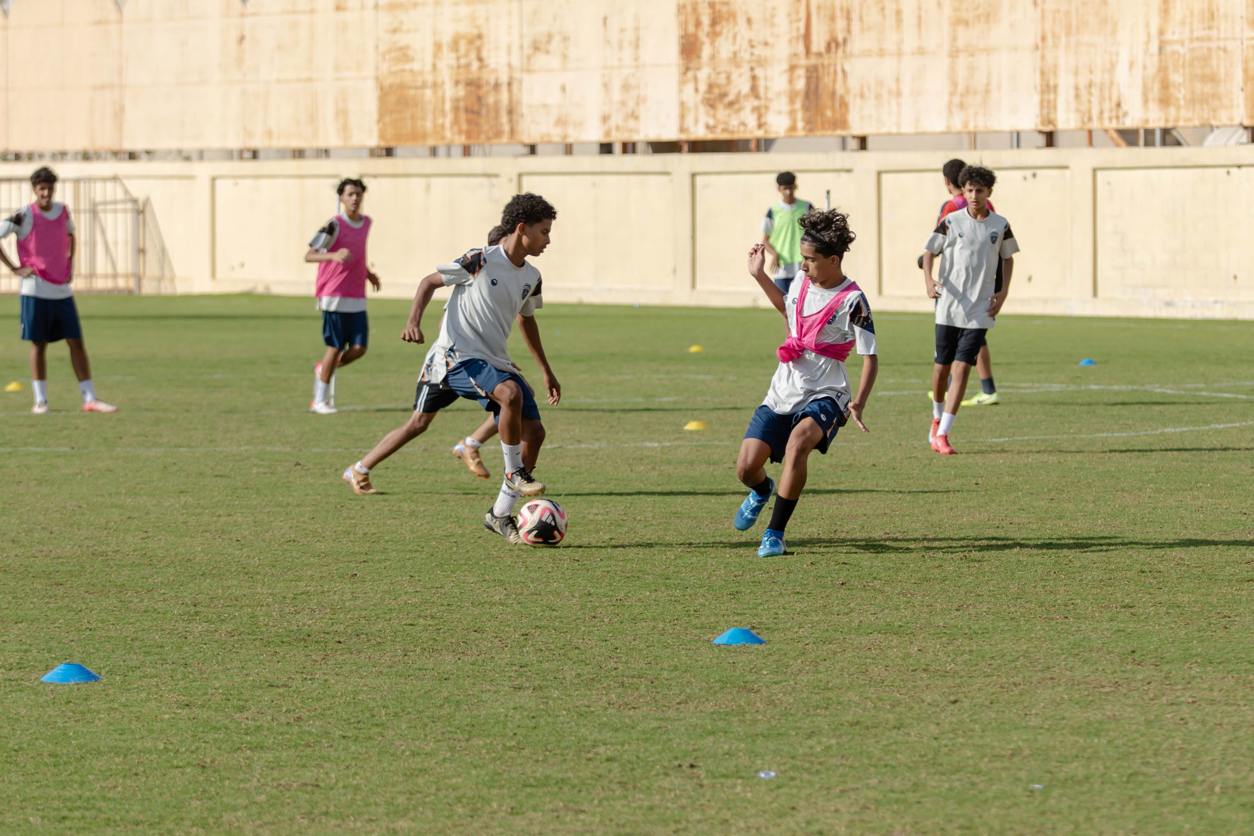 الفيحاء تحت 15 سنة يواصل تحضيراتة لمواجهة نظيره نادي الفتح