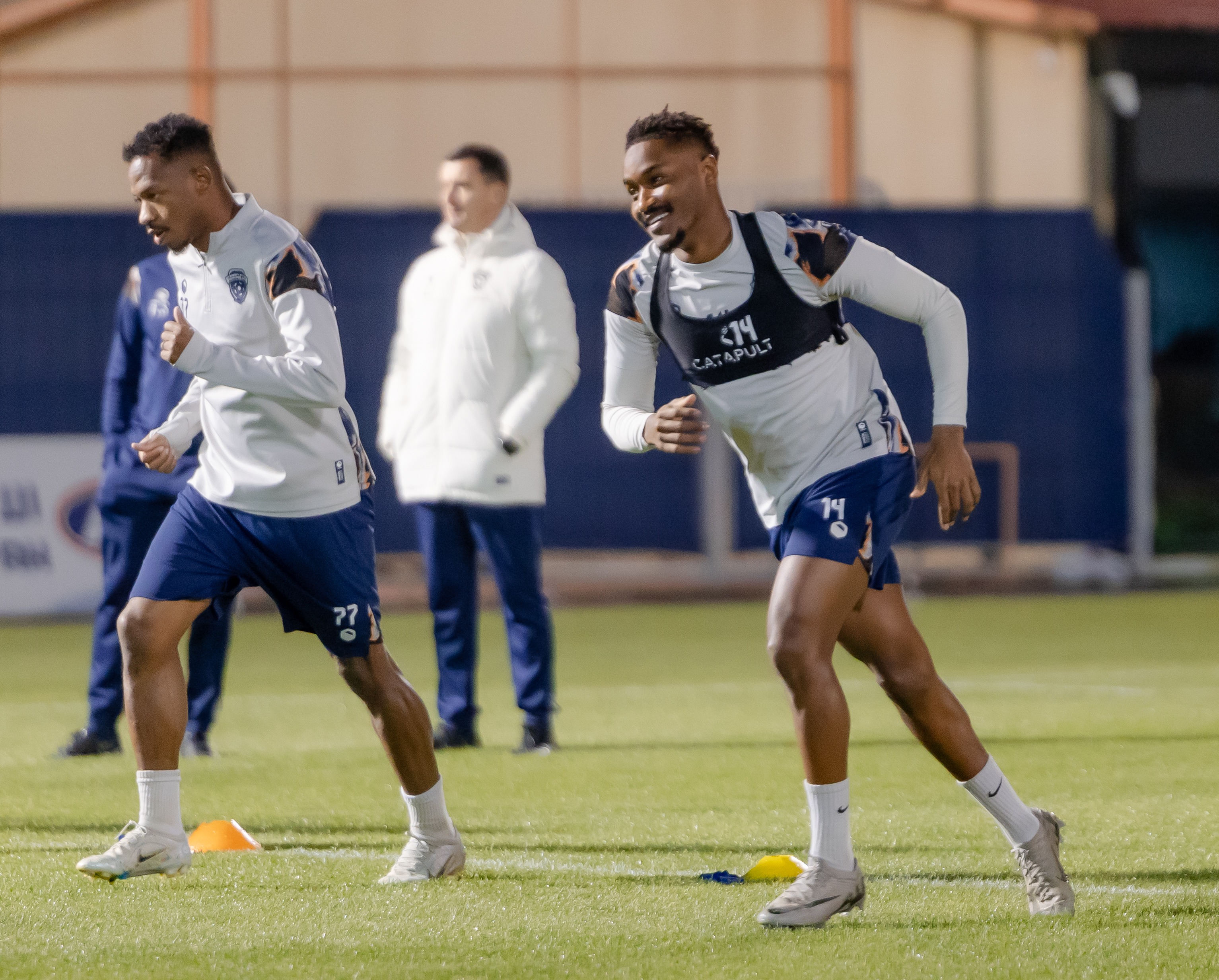 الفيحاء يجري مرانه الرئيس استعداداً لمواجهة الإتفاق