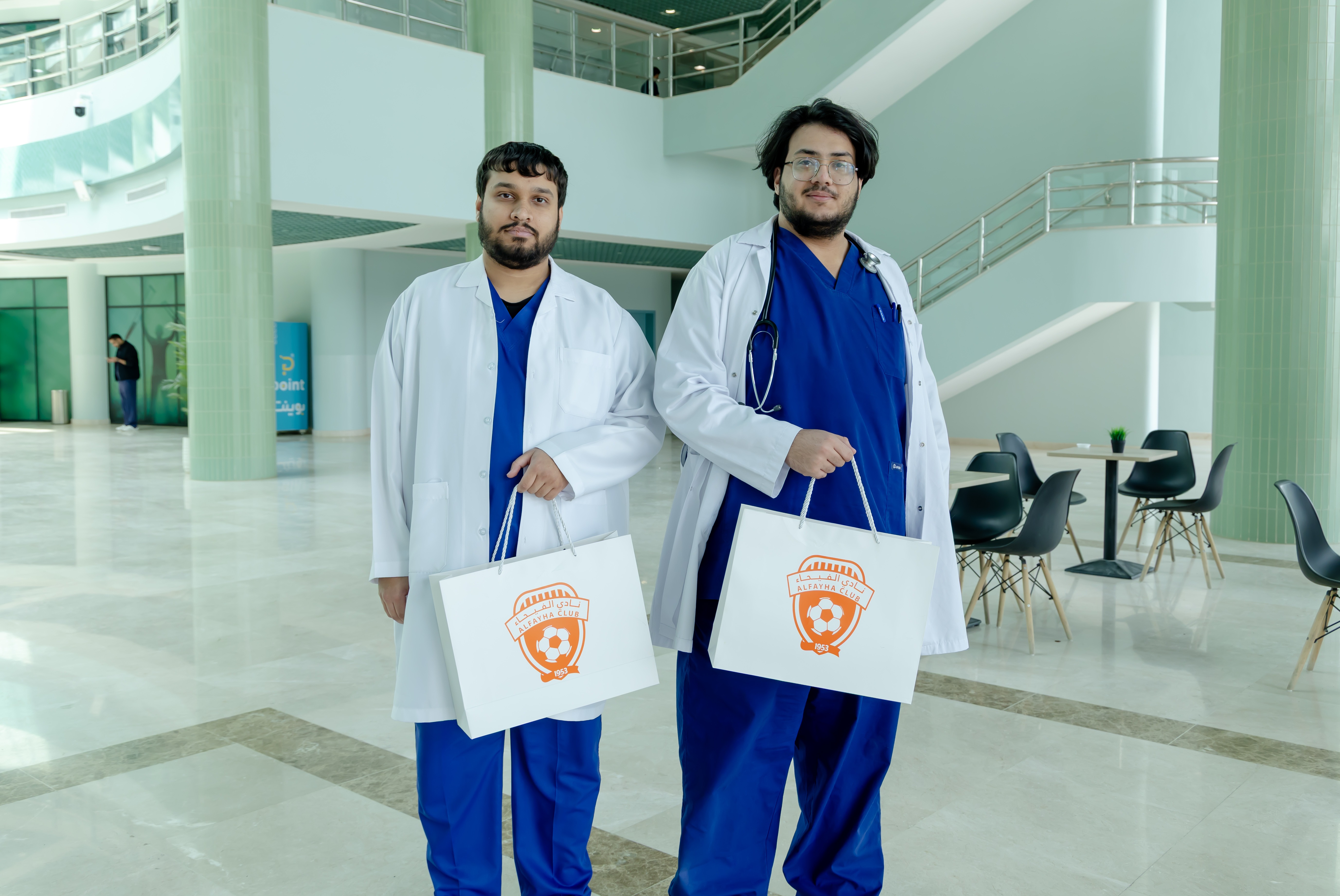 حملة ترويجية لمباراة الفيحاء ونيوم تستهدف طلاب جامعة المجمعة