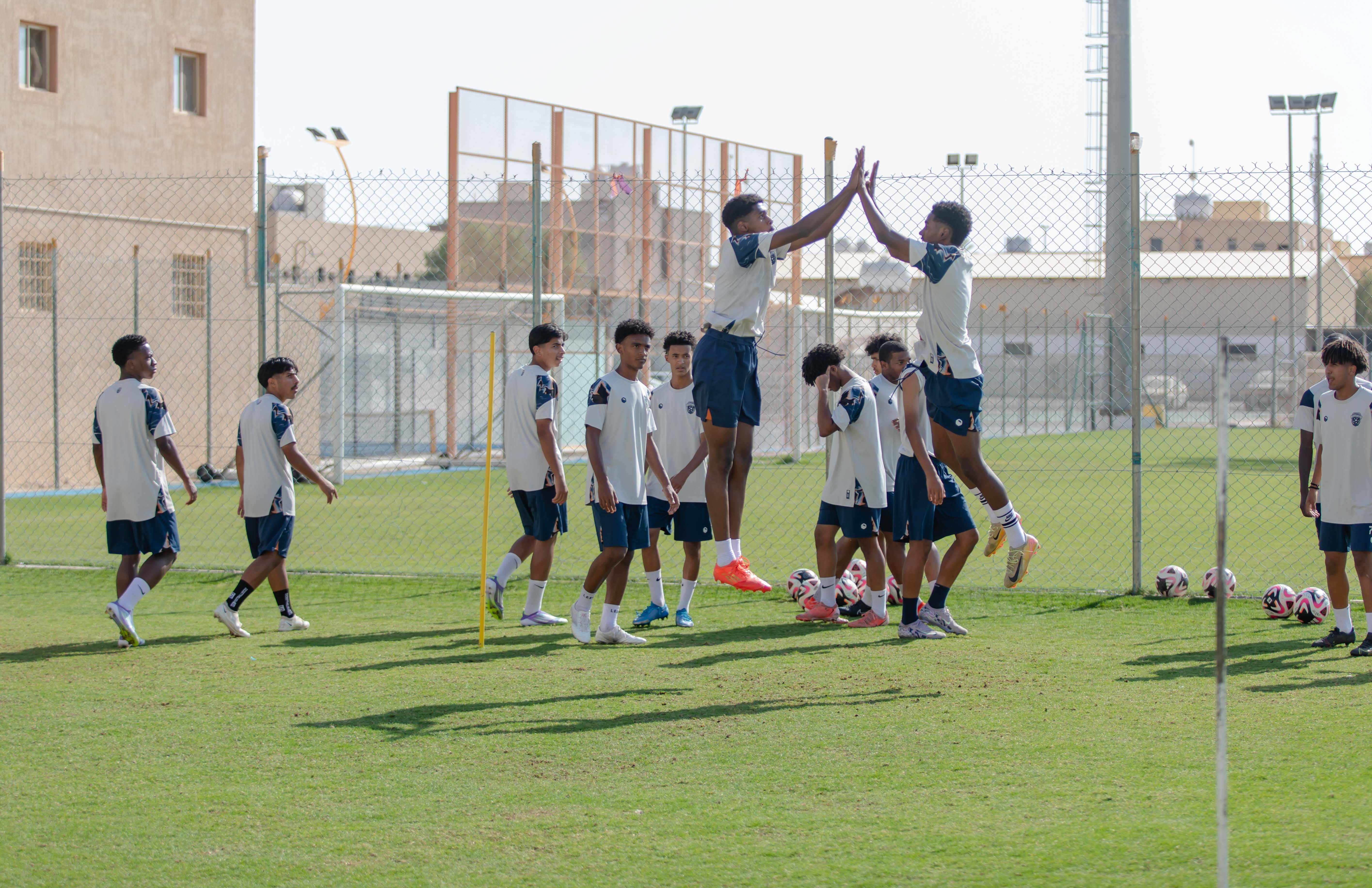 الفيحاء تحت 17 سنة يواصل تحضيراته اليومية لمواجهة نظيره نادي الشعلة