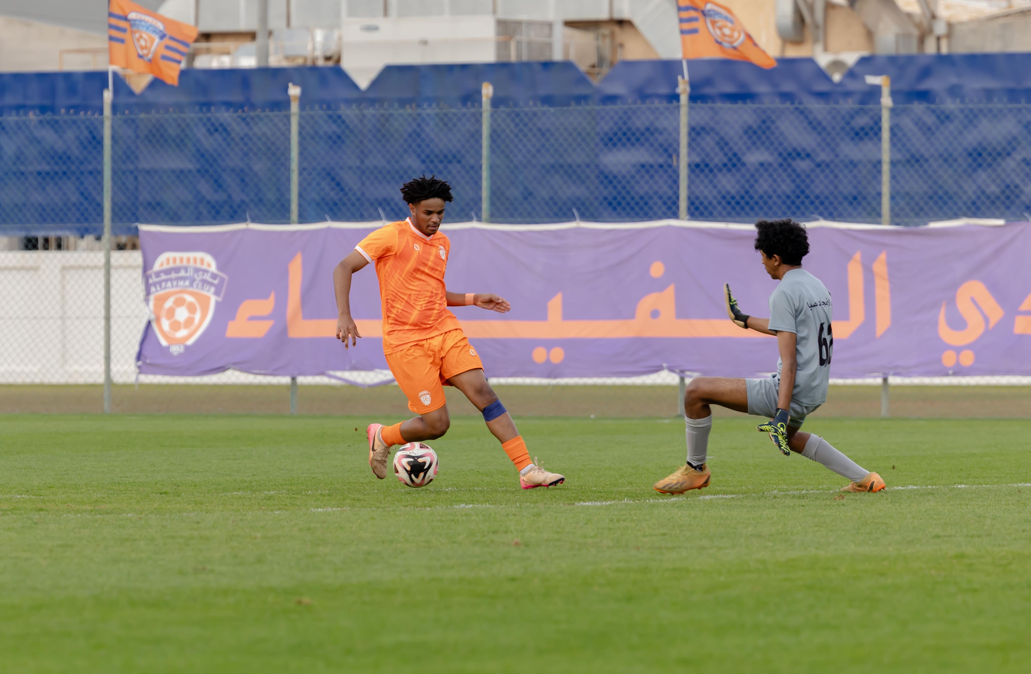 الفيحاء تحت 17 سنة يكسب لقاء نظيرة نادي الامجاد