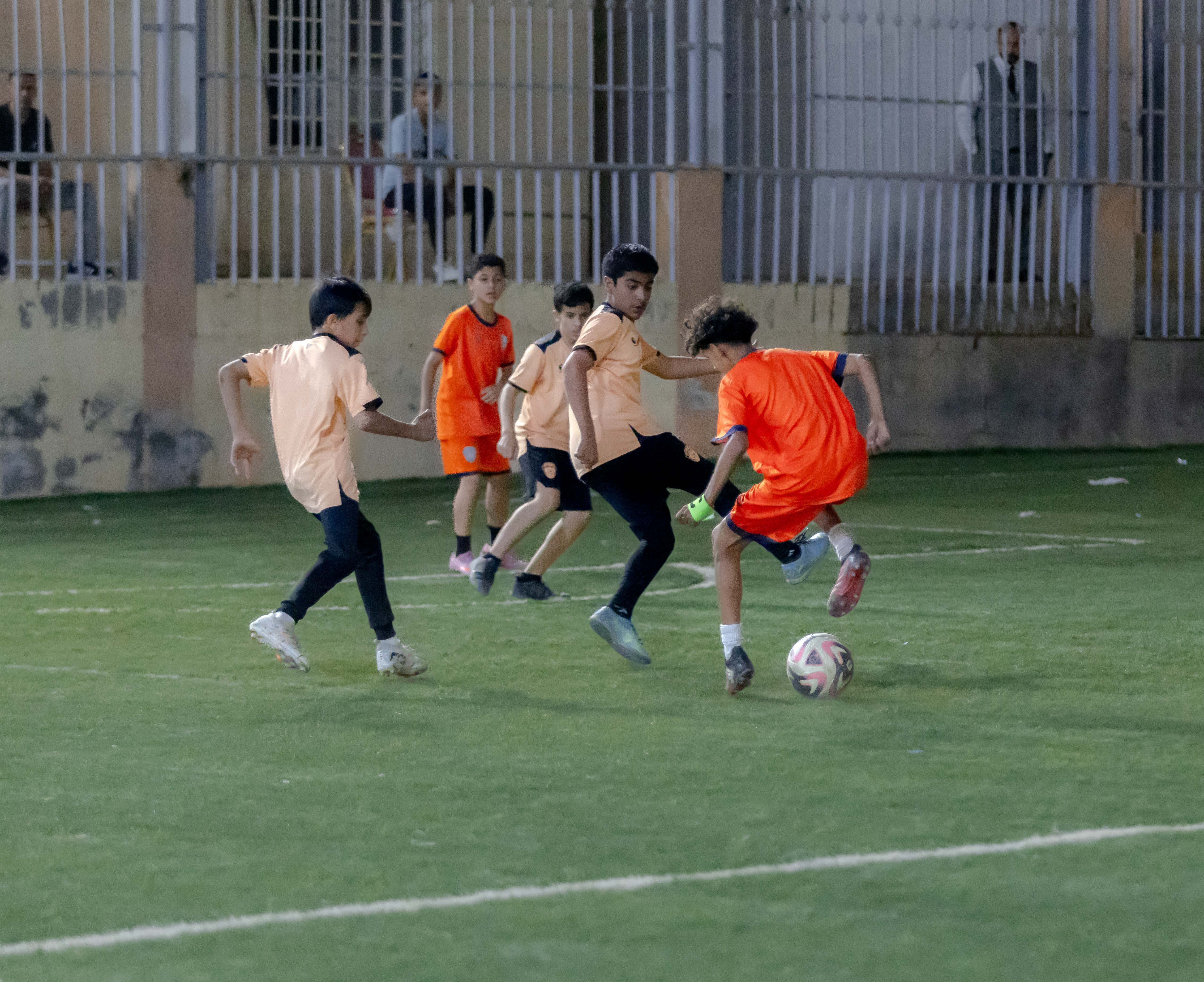 اكاديمية الفيحاء تقيم مناورة ودية