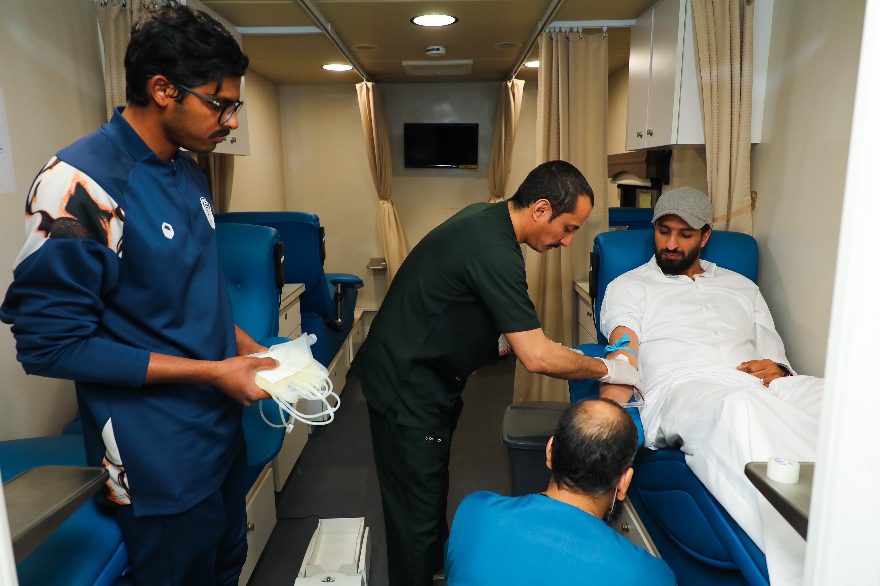 نادي الفيحاء ينظم حملة للتبرع بالدم بالتعاون مع رابطة دوري روشن ووزارة الصحة