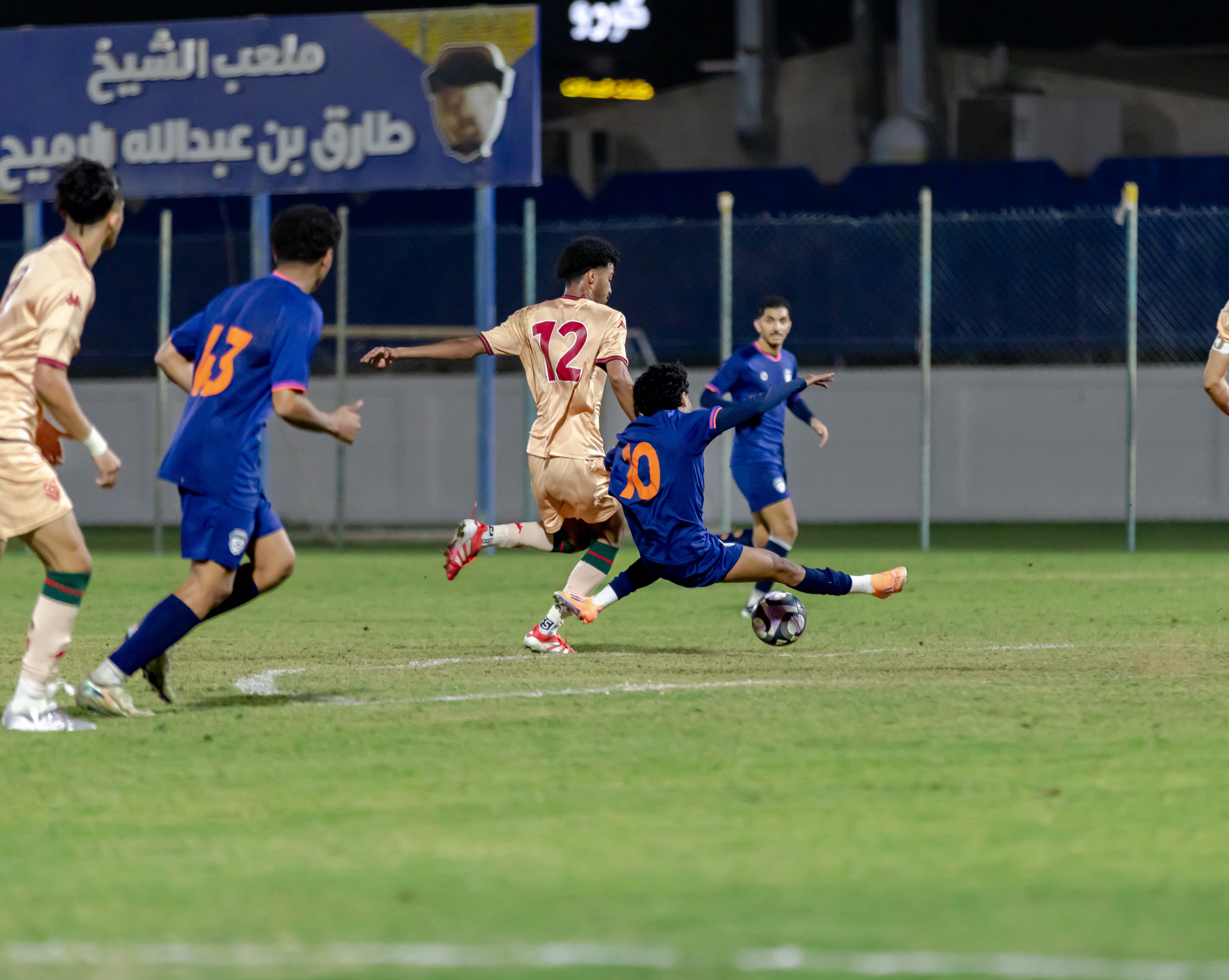 الفيحاء تحت 21 عامًا يتعادل مع نظيره الخلود ضمن الجولة التاسعة من دوري جوي للنخبة U21 .