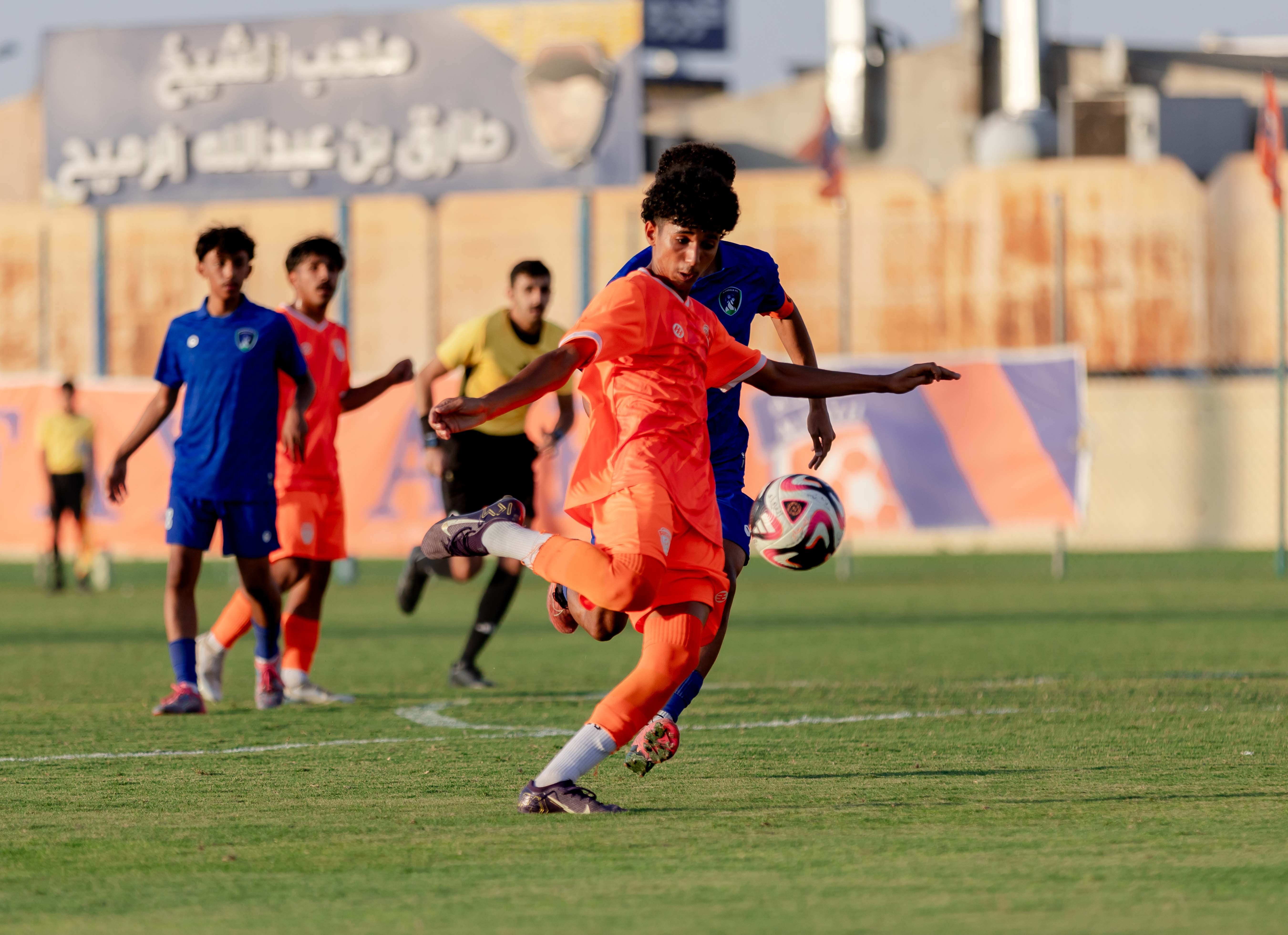 الفيحاء تحت 17 سنة يكسب لقاء نظيره نادي الشعلة بستة أهداف
