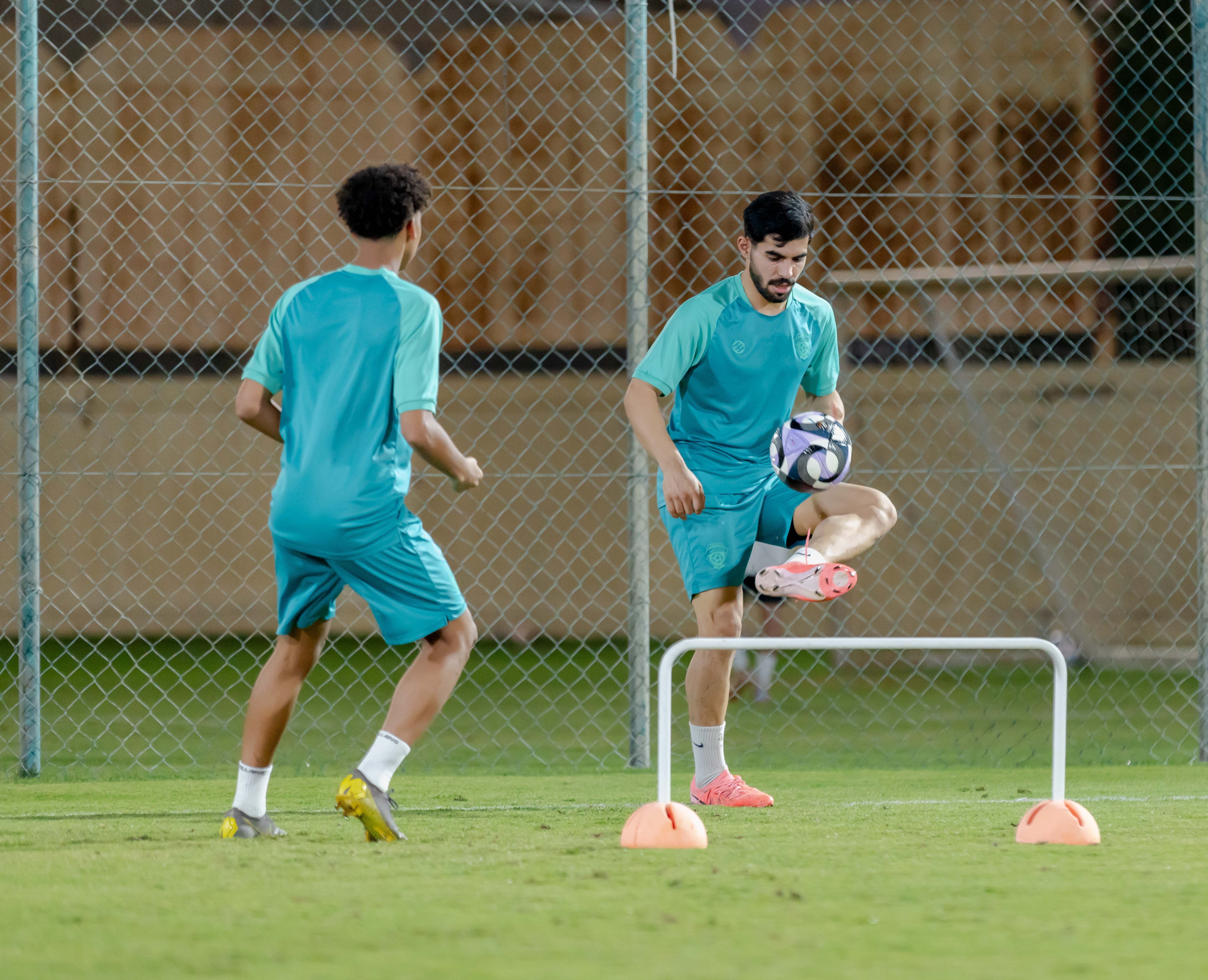 الفيحاء تحت 21 عام يجري تمرينه الرئيس استعداداً لملاقاة العروبة