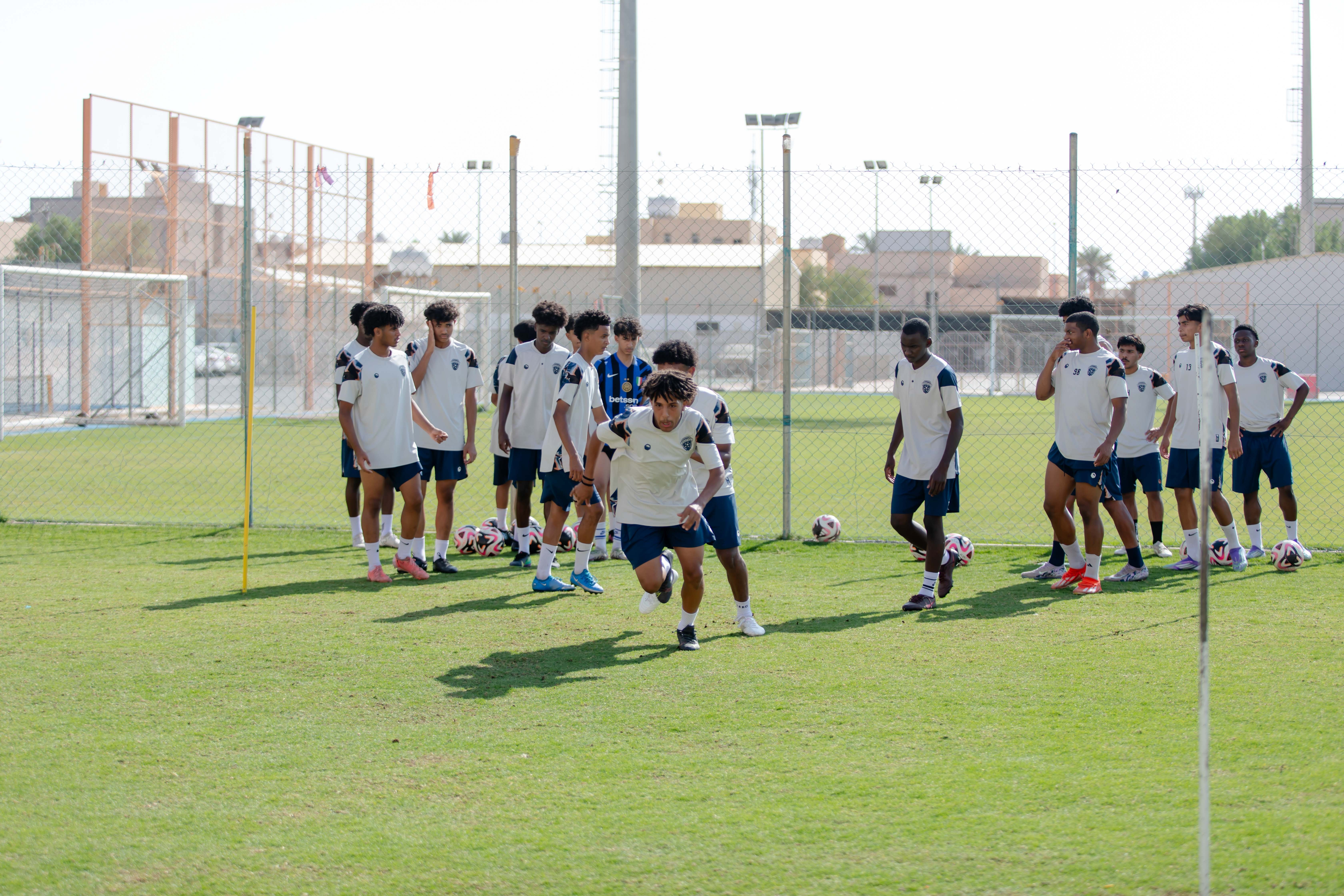 الفيحاء تحت 17 سنة يواصل تحضيراته اليومية لمواجهة نظيره نادي الشعلة