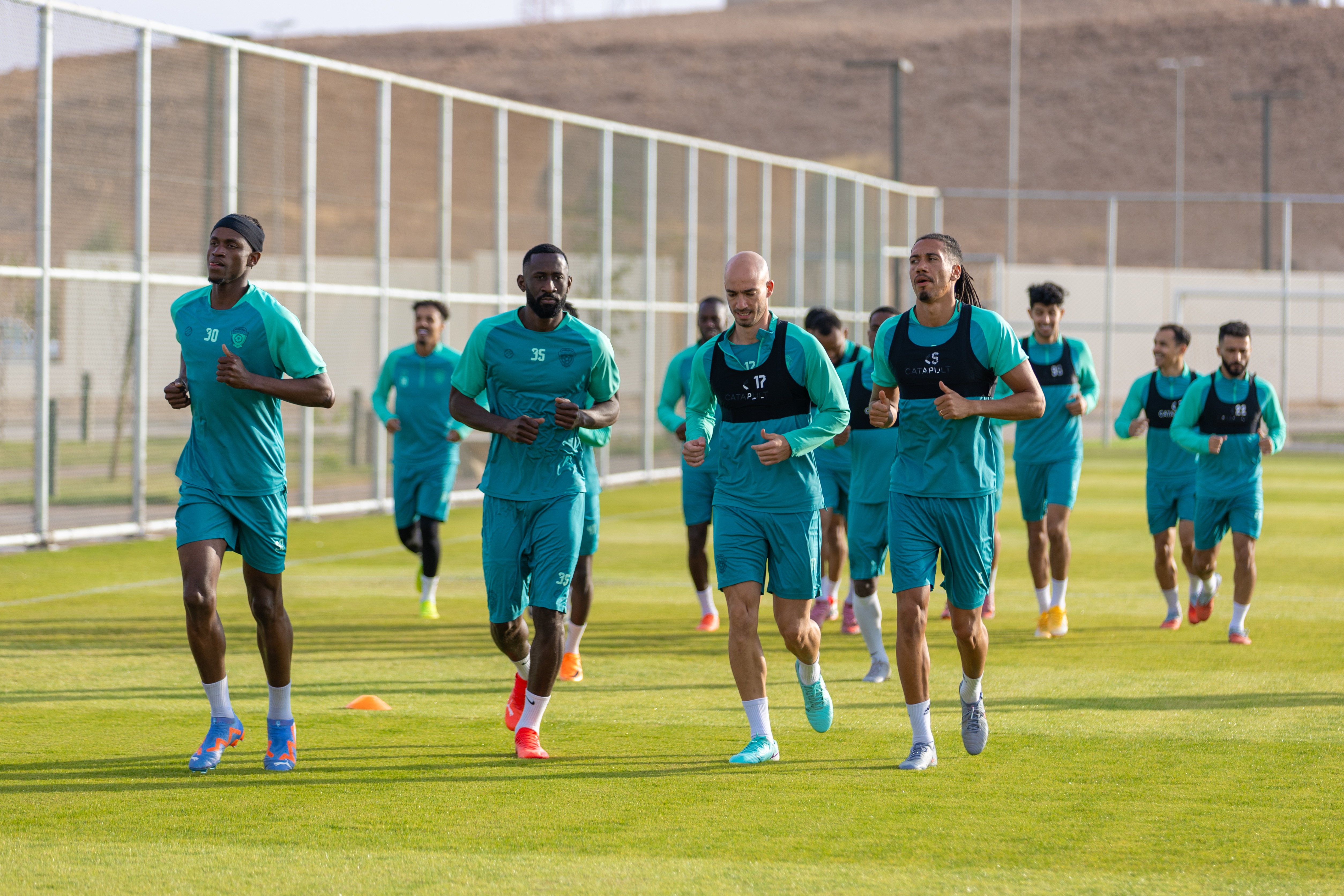 الفيحاء يستأنف تدريباته على الملعب الرديف بمدينة المجمعة الرياضية