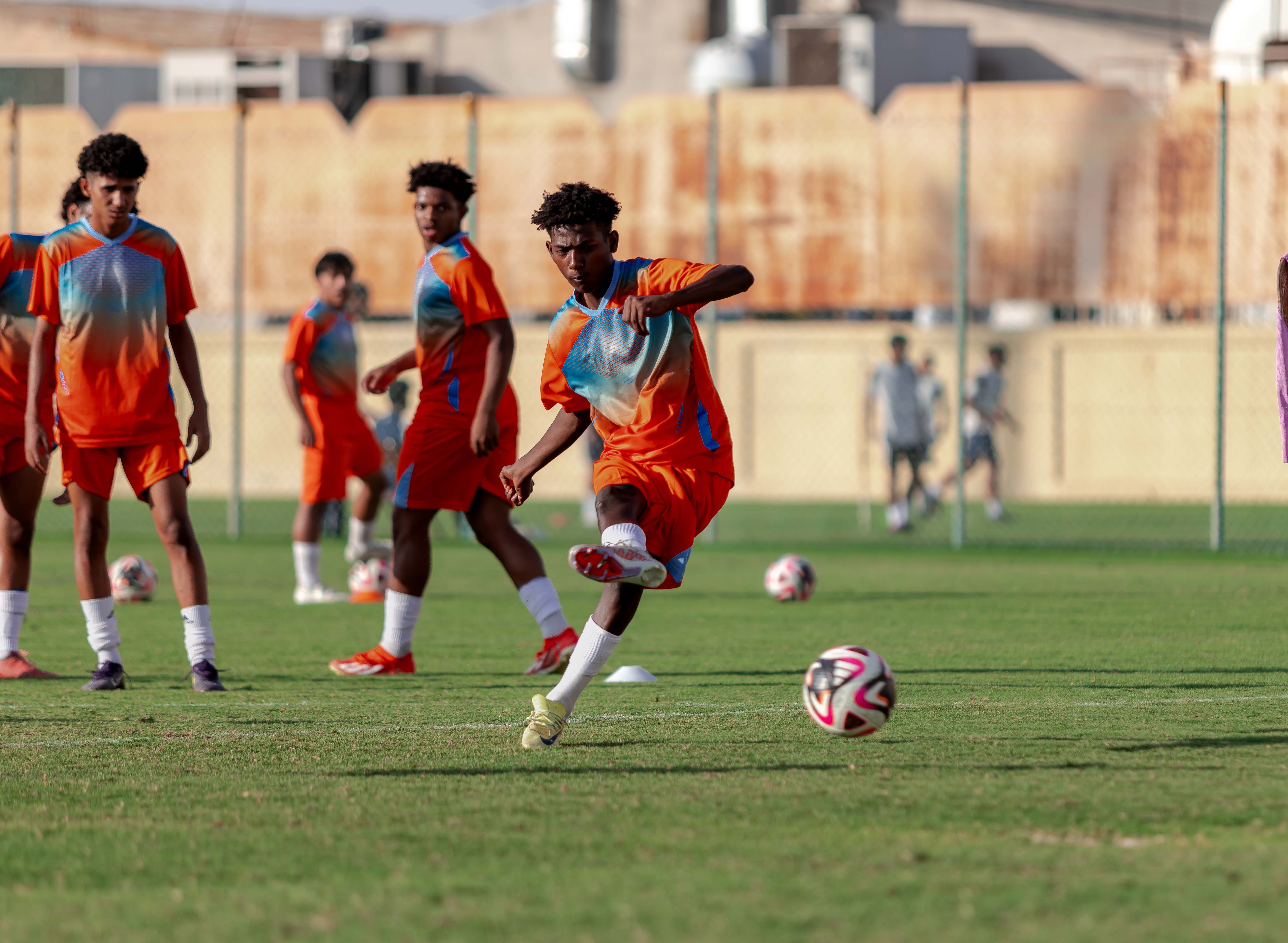 الفيحاء تحت 17 سنة يجري تمرينه الرئيس لمواجهة نظيره نادي حطين