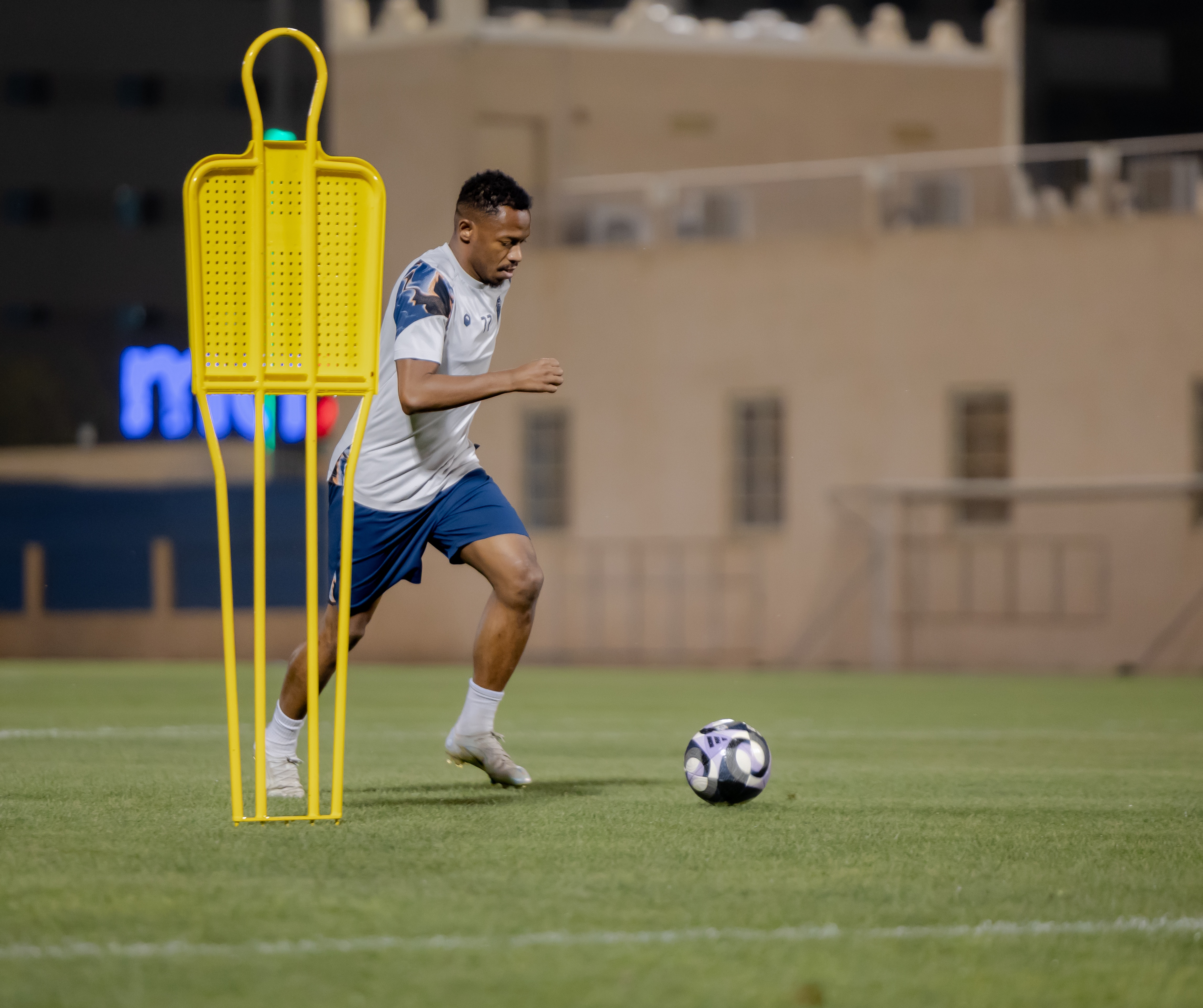 الفيحاء يجري مرانه الرئيس استعداداً لمواجهة العروبة