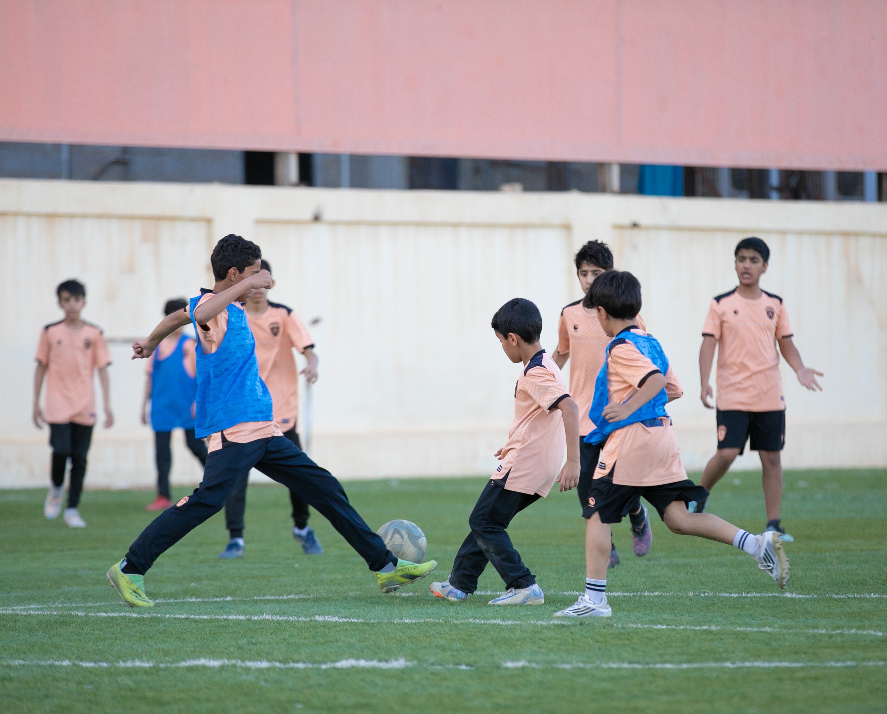 أكاديمية الفيحاء تواصل تدريباتها اليومية