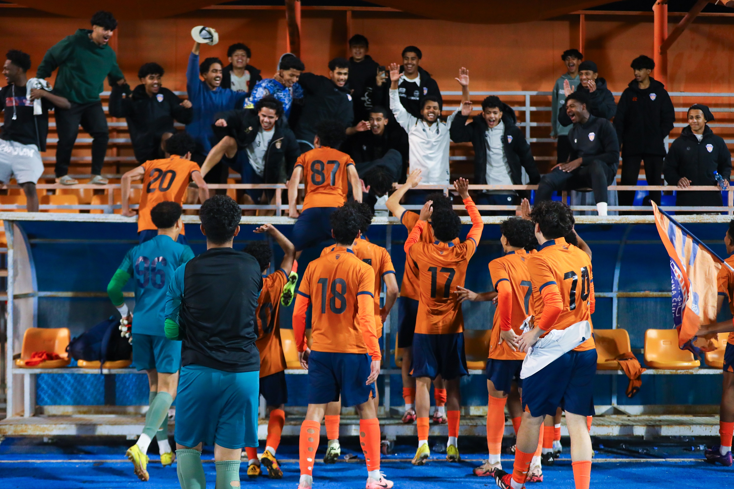 الفيحاء تحت 18 سنة يكسب لقاء نظيرة نادي الفيصلي