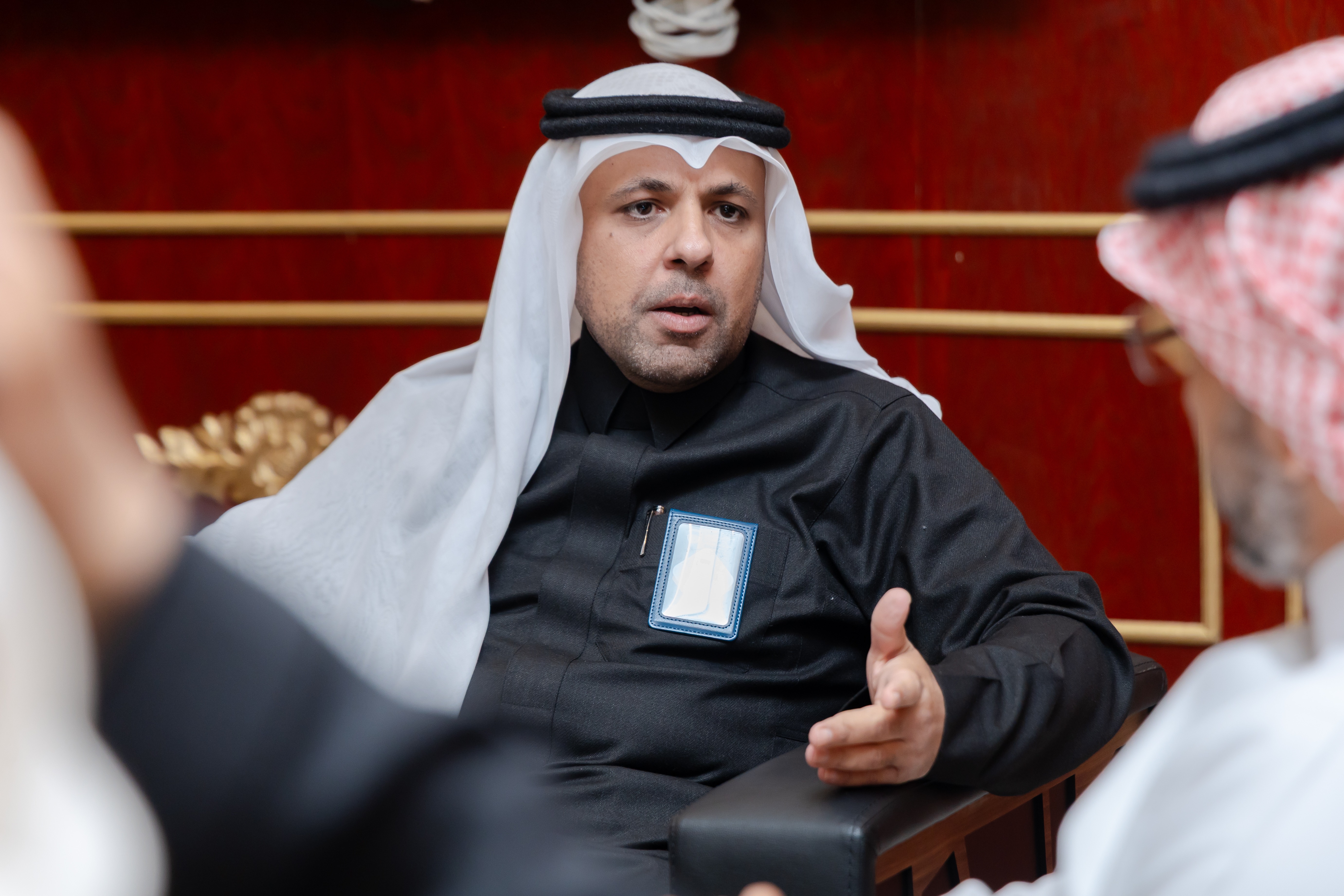 أمين عام الاتحاد السعودي لكرة القدم الأستاذ إبراهيم القاسم يزور نادي الفيحاء