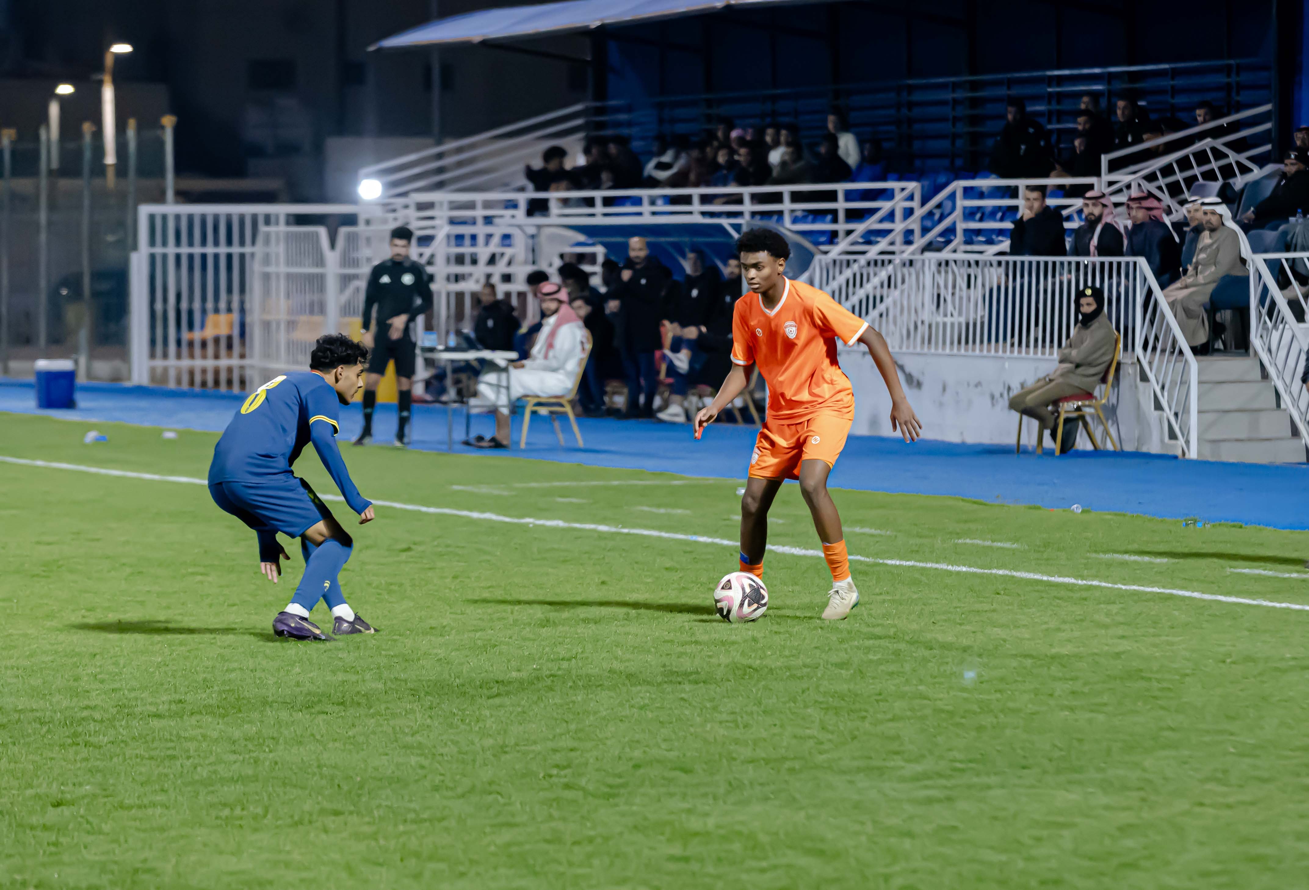 الفيحاء تحت 18 سنة يتعادل ايجابياً مع نظيرة نادي الحزم