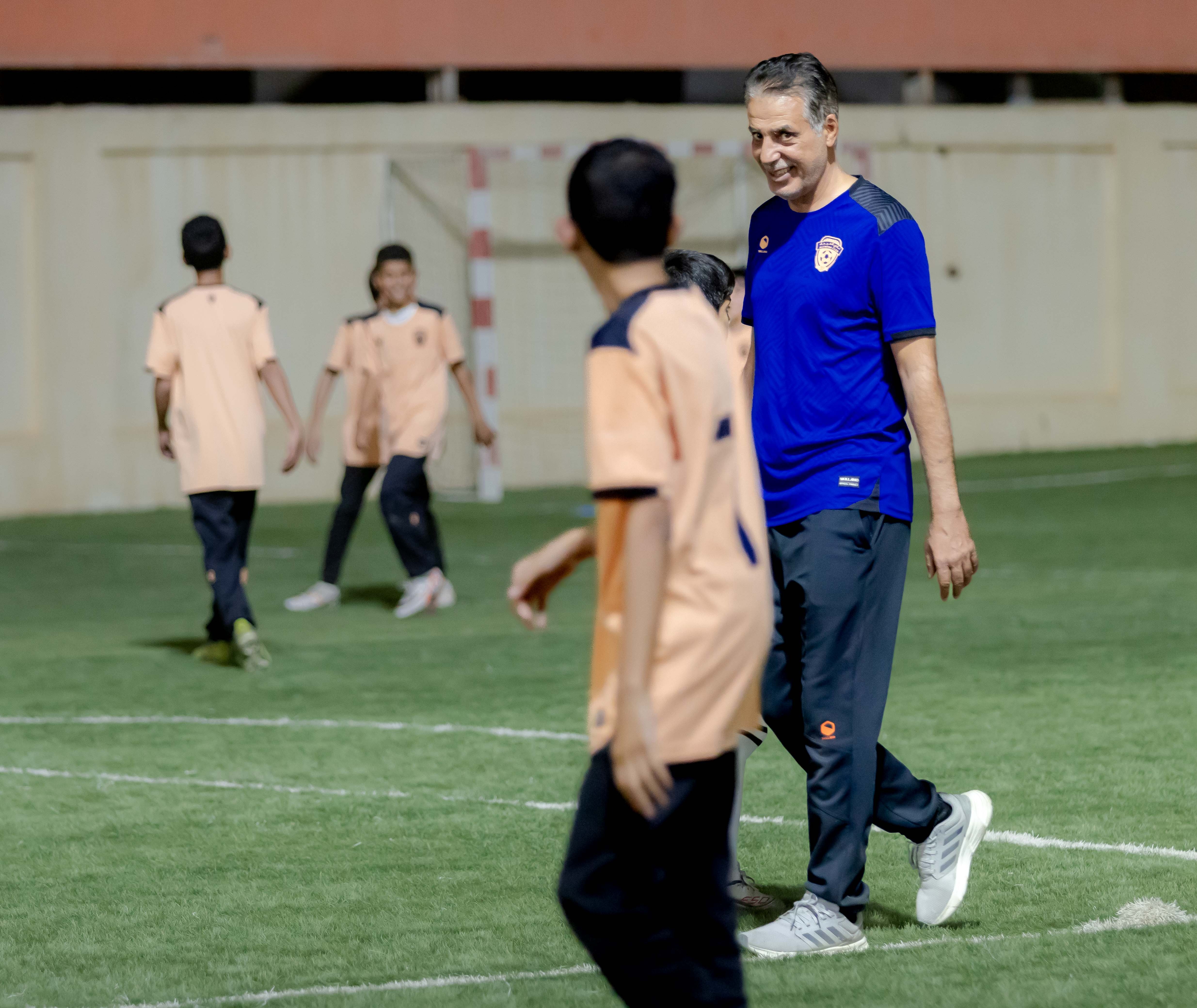 اكاديمية الفيحاء تقيم مناورة ودية