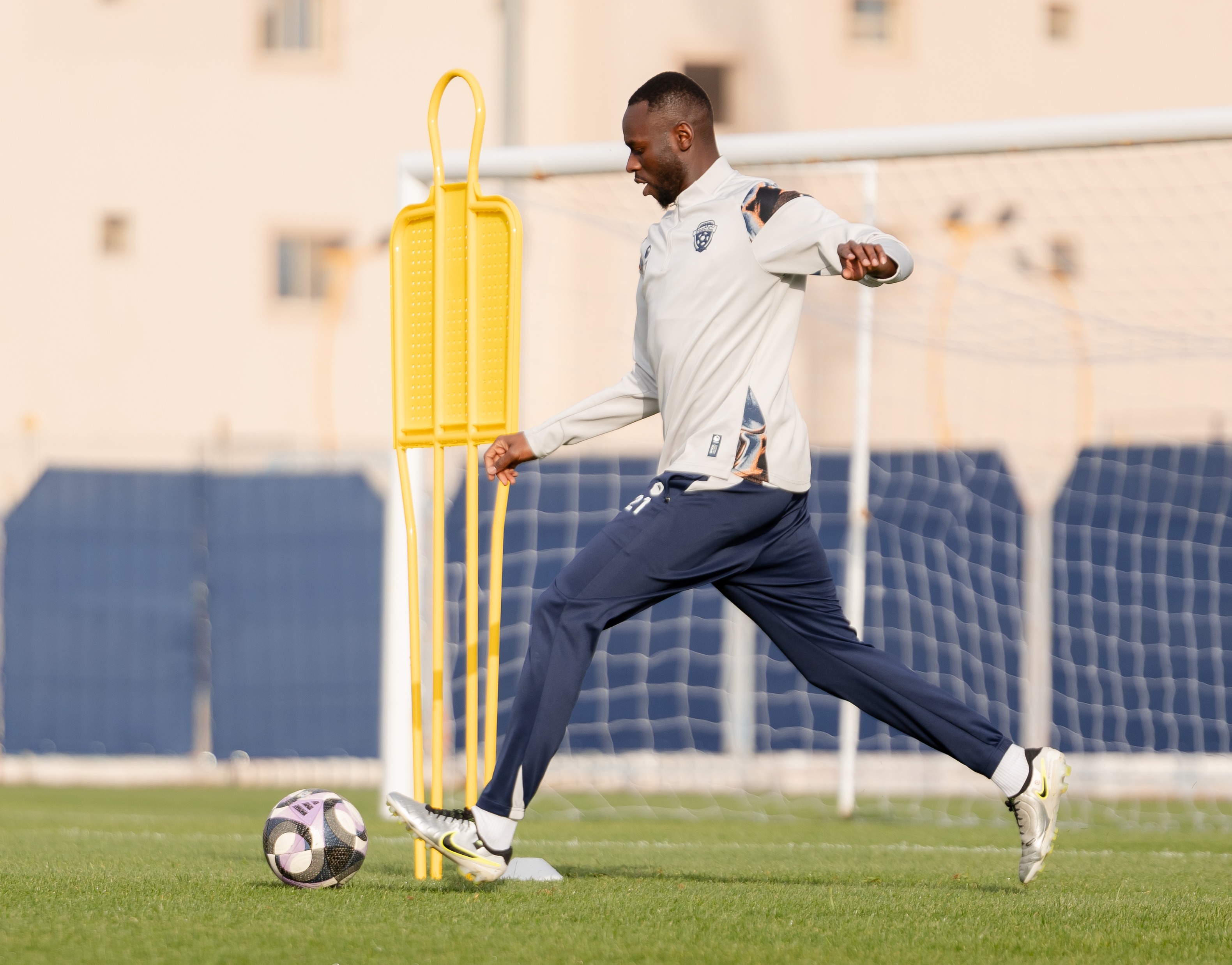 الفيحاء يجري مرانه الرئيس استعداداً لمواجهة النصر