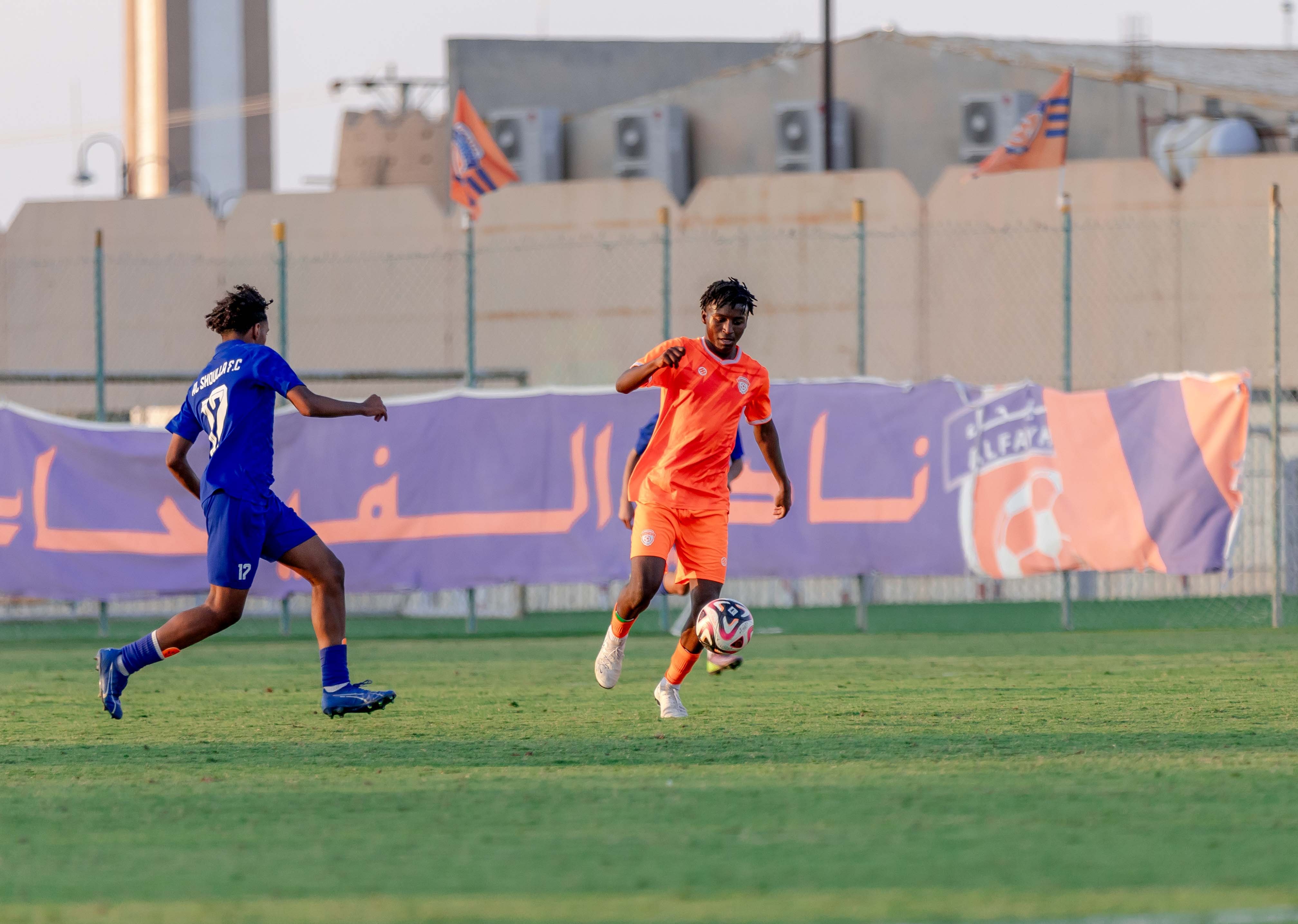 الفيحاء تحت 17 سنة يكسب لقاء نظيره نادي الشعلة بستة أهداف