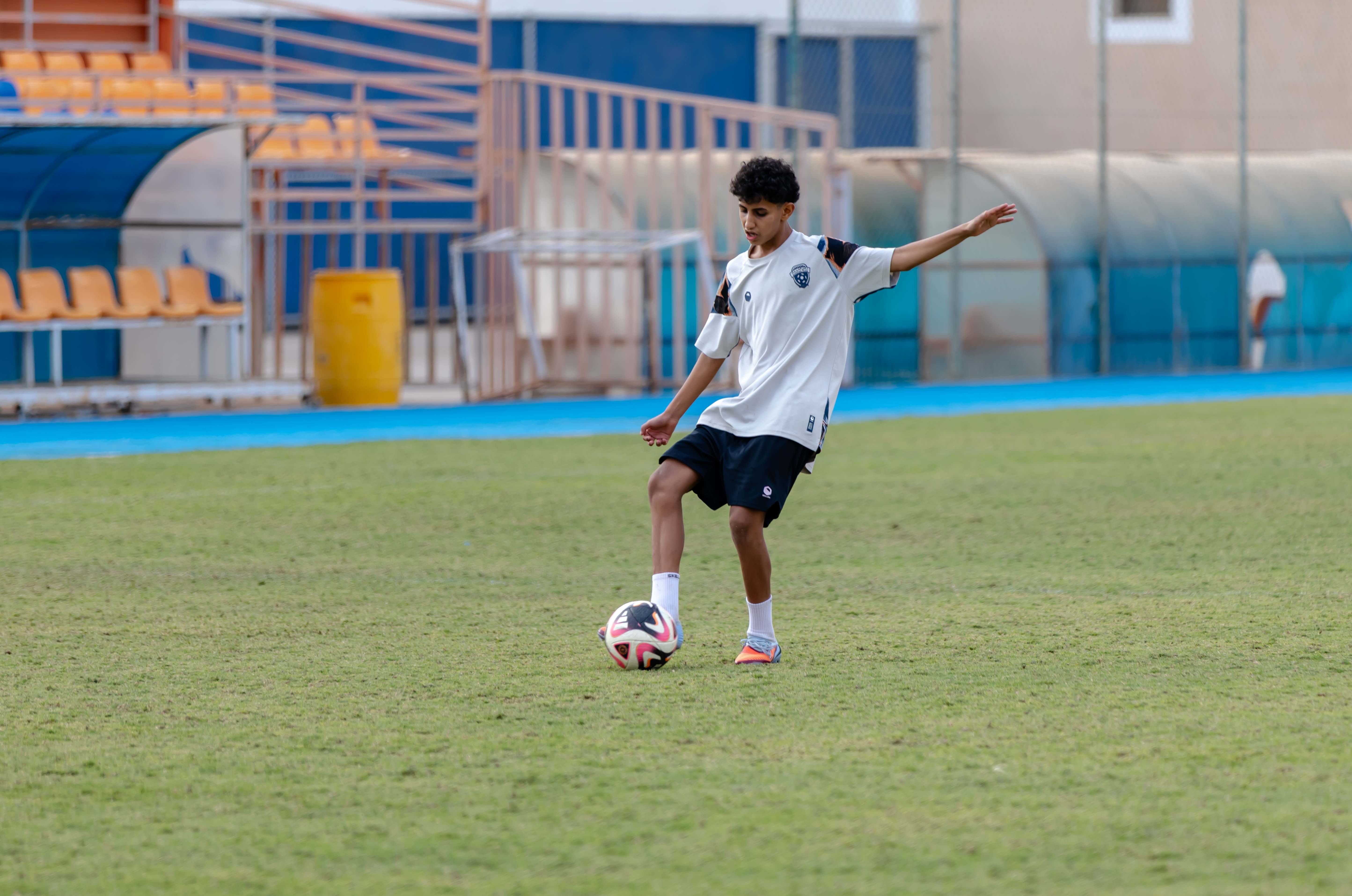 الفيحاء تحت 15 سنة يجري تمرينه الرئيس لمواجهة نظيره نادي الهلال