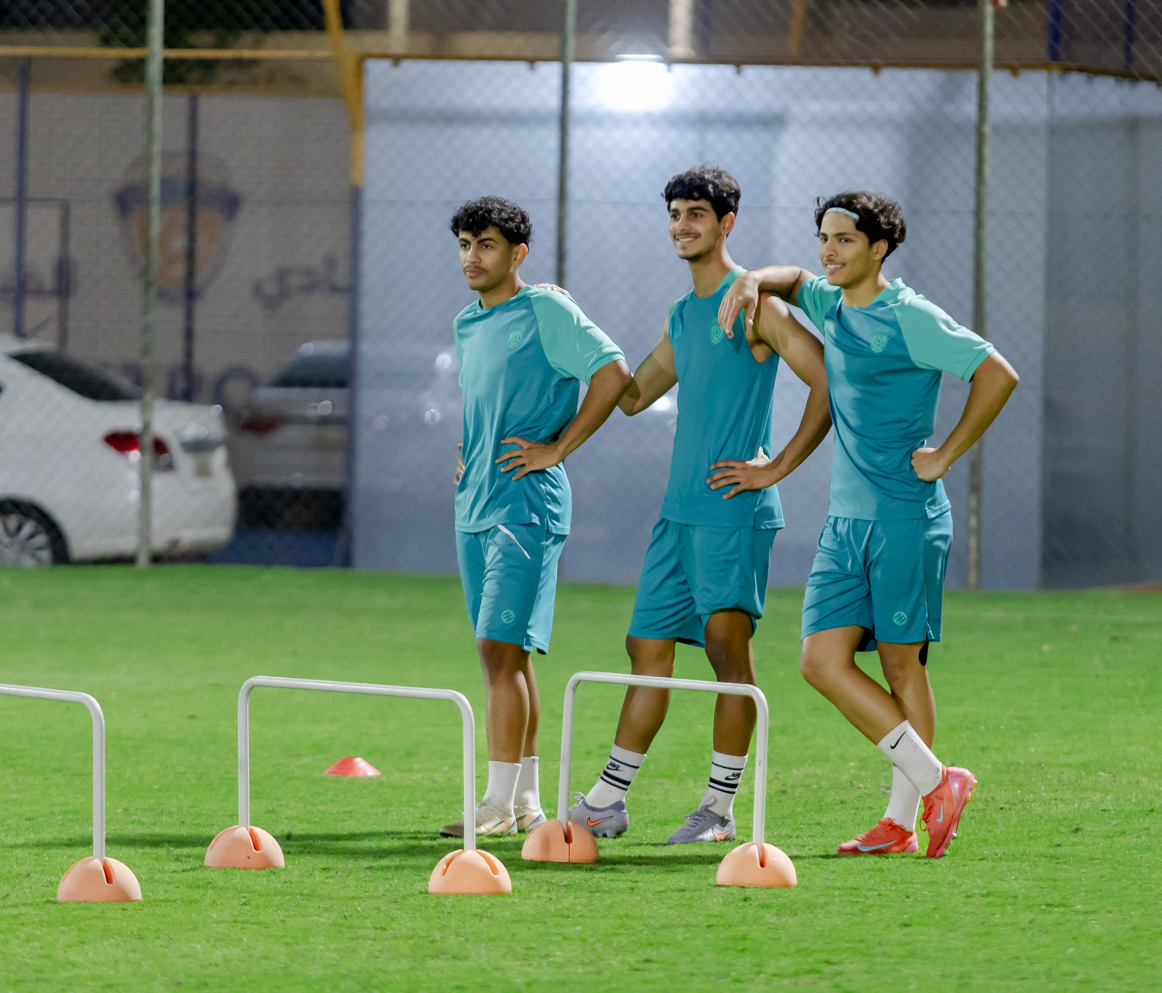 الفيحاء تحت 21 عامًا يُجري تمرينه الرئيس استعدادًا لملاقاة القادسية .