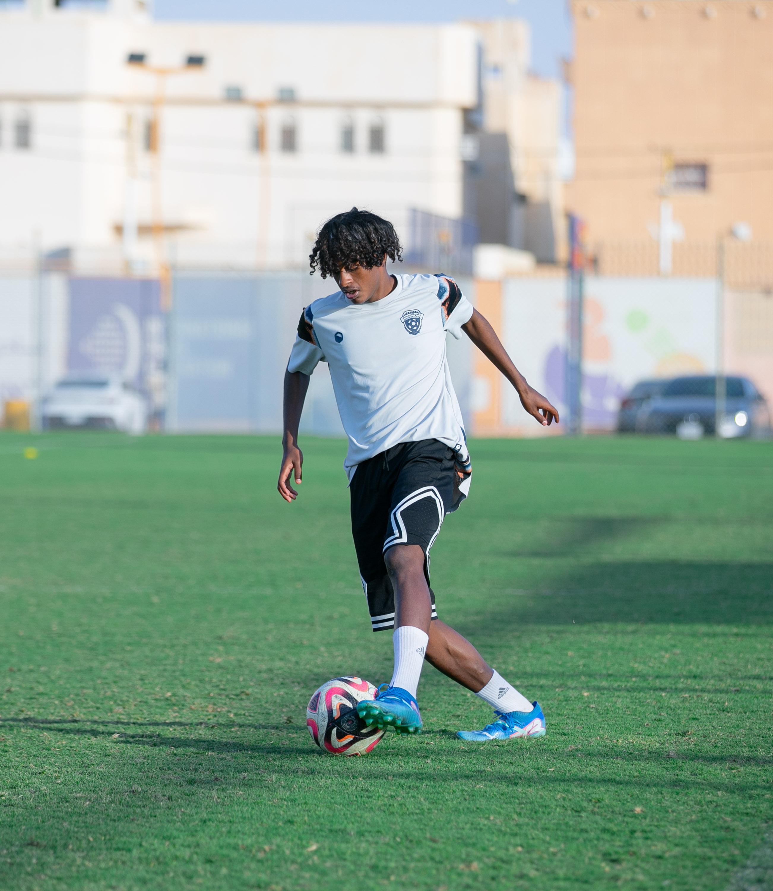 الفيحاء تحت 15 سنة يجري تمرينه الرئيس لمواجهة نظيره نادي الطائي