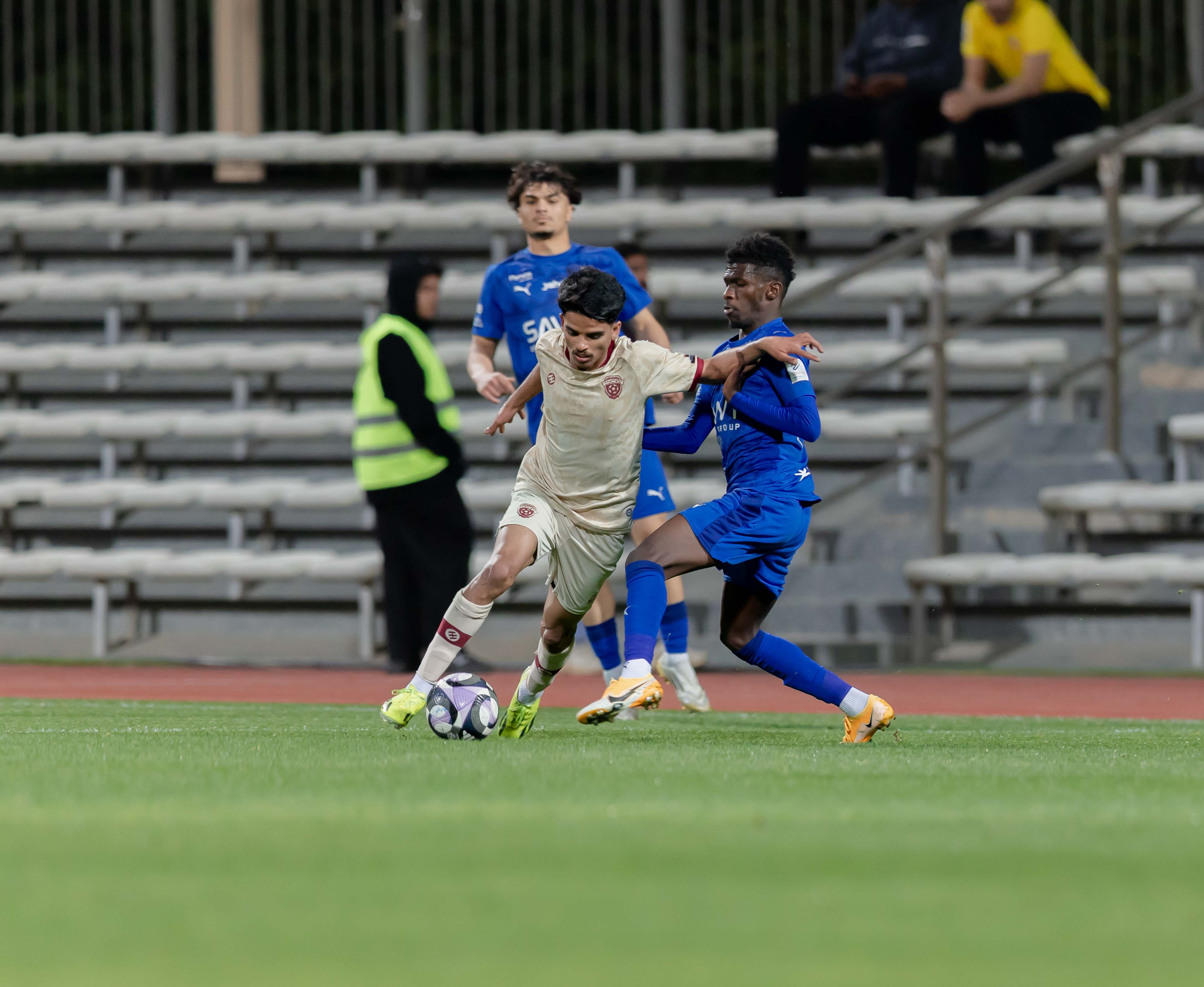 الفيحاء تحت 21 عامًا يخسر لقاء نظيره الهلال ضمن الجولة الثالثة عشر من دوري جوي للنخبة U21 .