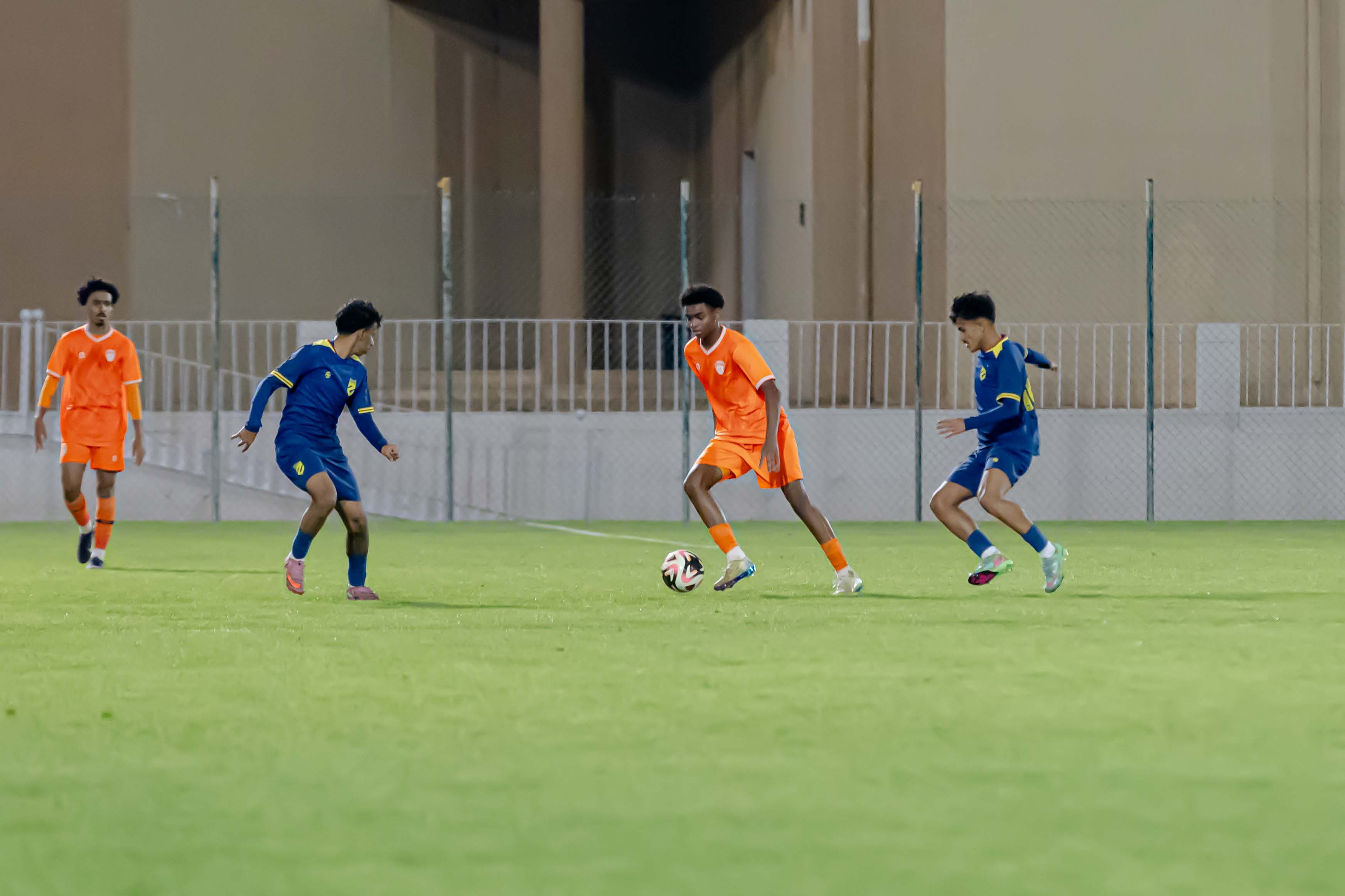 الفيحاء تحت 18 سنة يتعادل ايجابياً مع نظيرة نادي الحزم