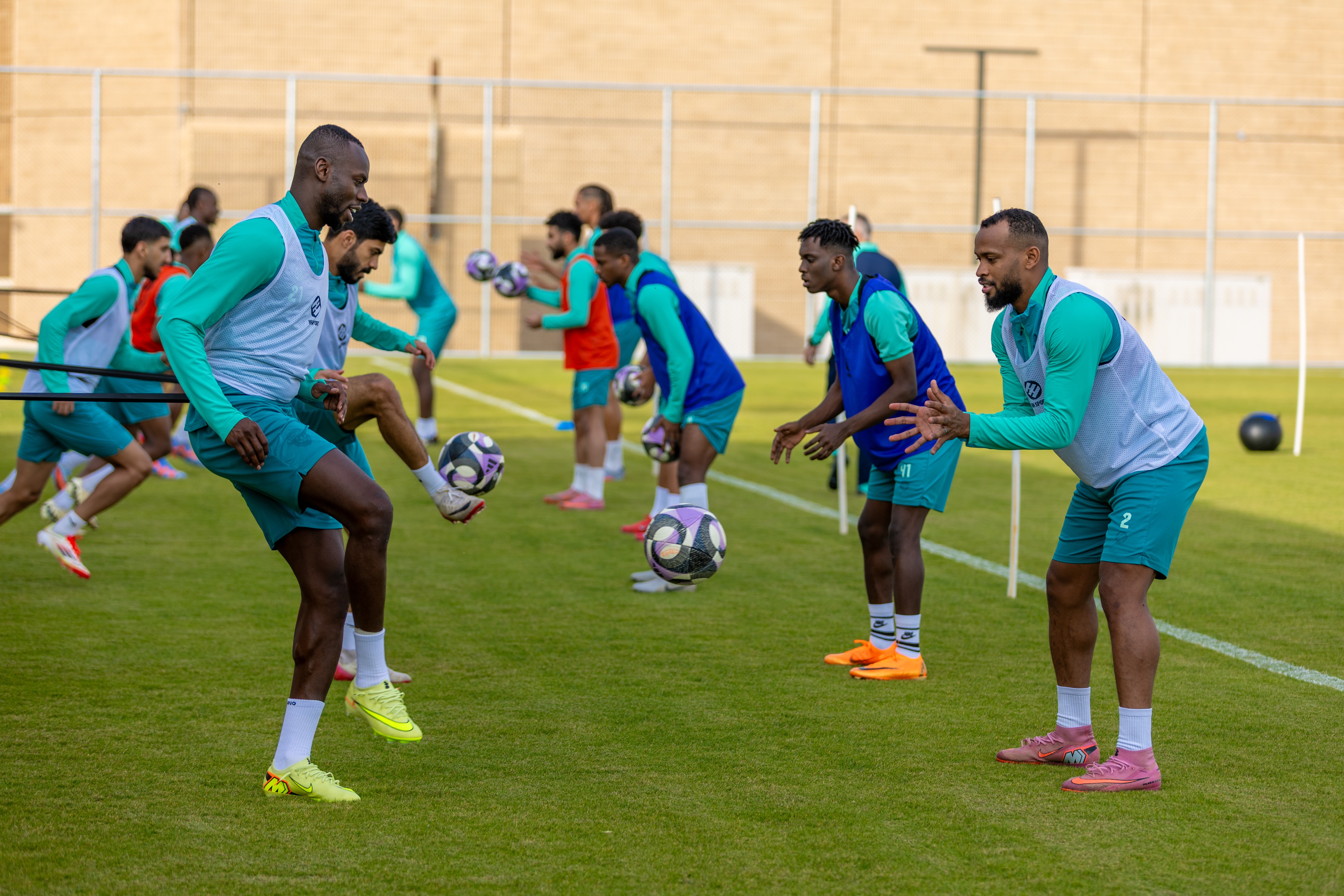 الفيحاء يجري حصة تدريبية ويستعد للمغادرة إلى معسكر العين التحضيري